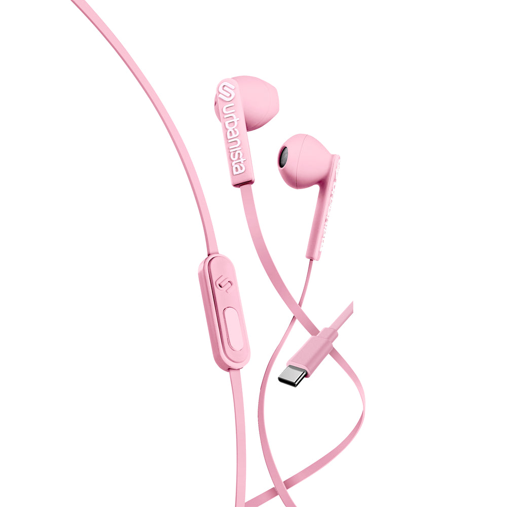 Urbanista San Francisco USB-C Wired Earphones - Blossom Pink