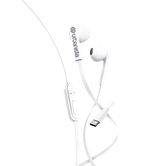 Urbanista San Francisco USB-C Wired Earphones - Pure White