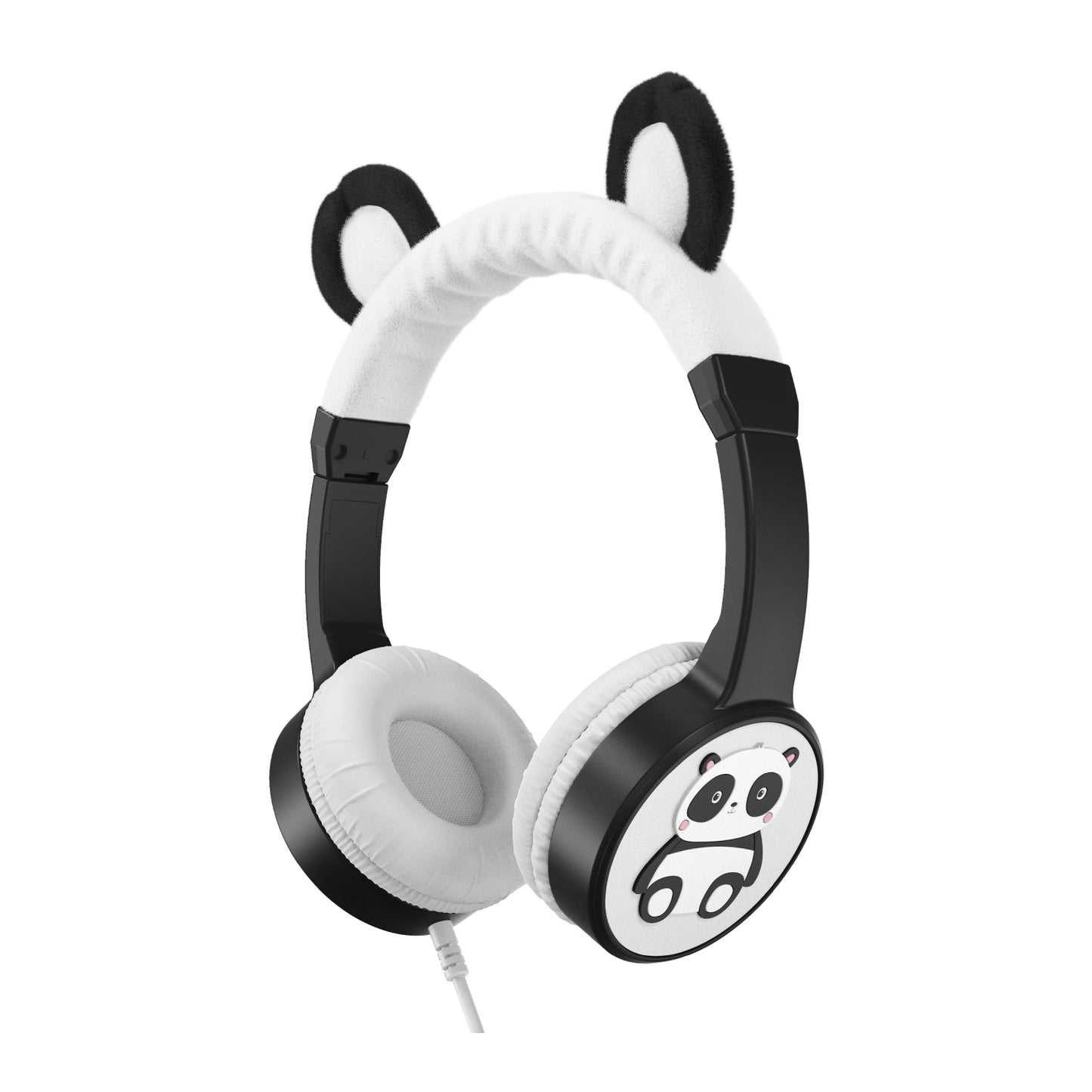 Planet Buddies 39092 Furry Kids Wired Over-the-Ear Headphones - Pippin the Panda