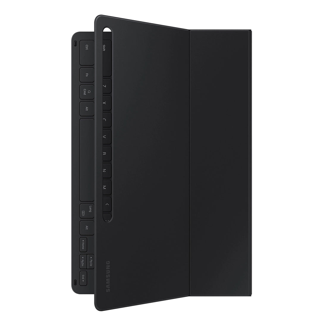 Samsung Mystic Black Keyboard Cover For Galaxy Tab S7 FE, Tab S8+