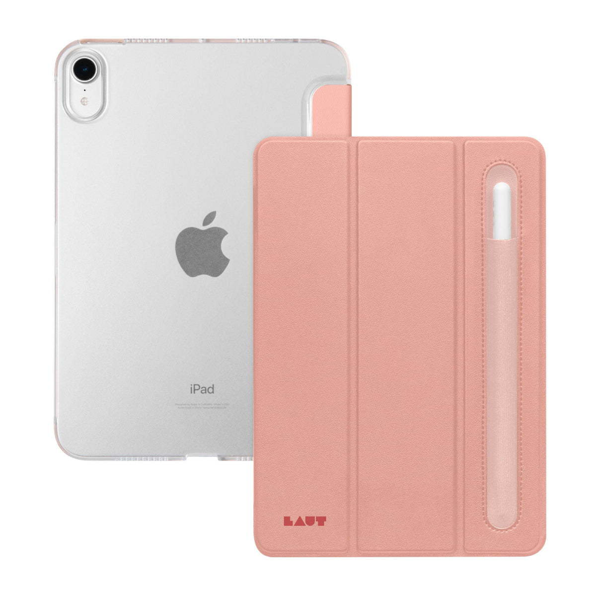 Laut Huex Folio Case with Pencil Holder for Apple iPad Mini 6 - Rose