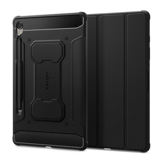 Funda Spigen Rugged Armor Pro para Galaxy Tab S9 - Negra