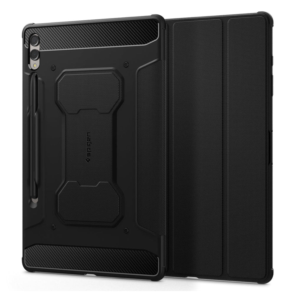 Funda Spigen Rugged Armor Pro para Galaxy Tab S9 Plus - Negro