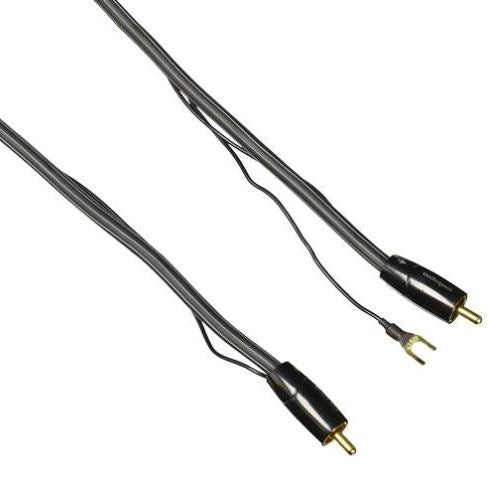 Cable para subwoofer AudioQuest BLAB05 de 16 pies con conector RCA macho a conector RCA macho, color negro