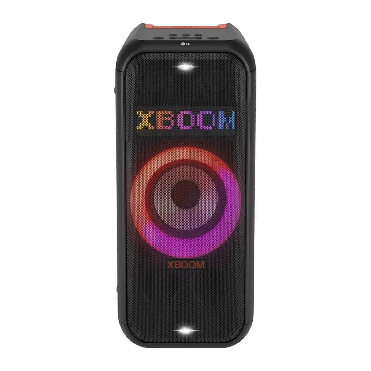 Altavoz portátil tipo torre para fiestas LG XBOOM XL7 con iluminación LED de píxeles (negro)