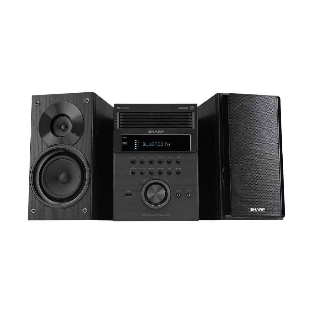 Microsistema de 5 discos Sharp XL-BH250, color negro