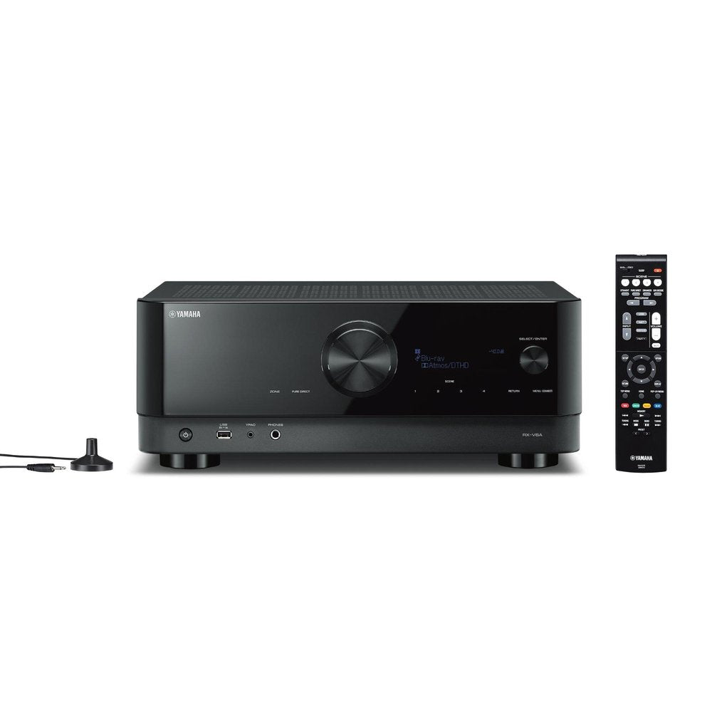 Yamaha RX-V6A 7.2-channel AV Receiver with 8K HDMI and MusicCast - Black