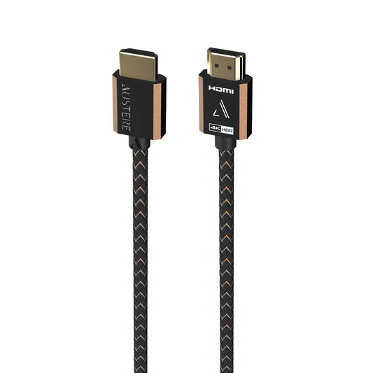 Cable HDMI 4K de 2,5 m de la serie III 3S4KHD225M de Austere, color negro 