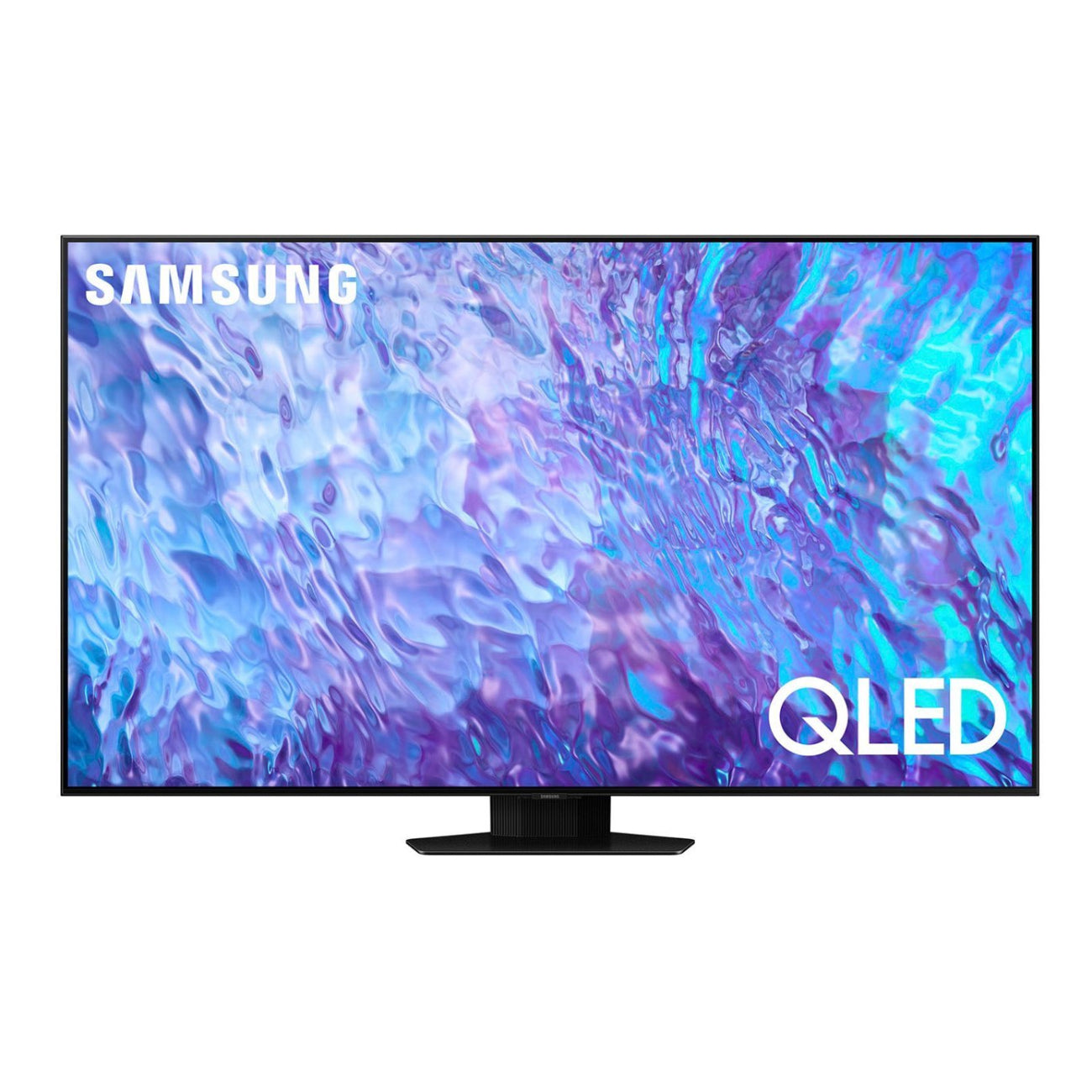 Televisor inteligente Samsung QN75Q80CAFX QLED 4K Tizen de 75", color negro titanio