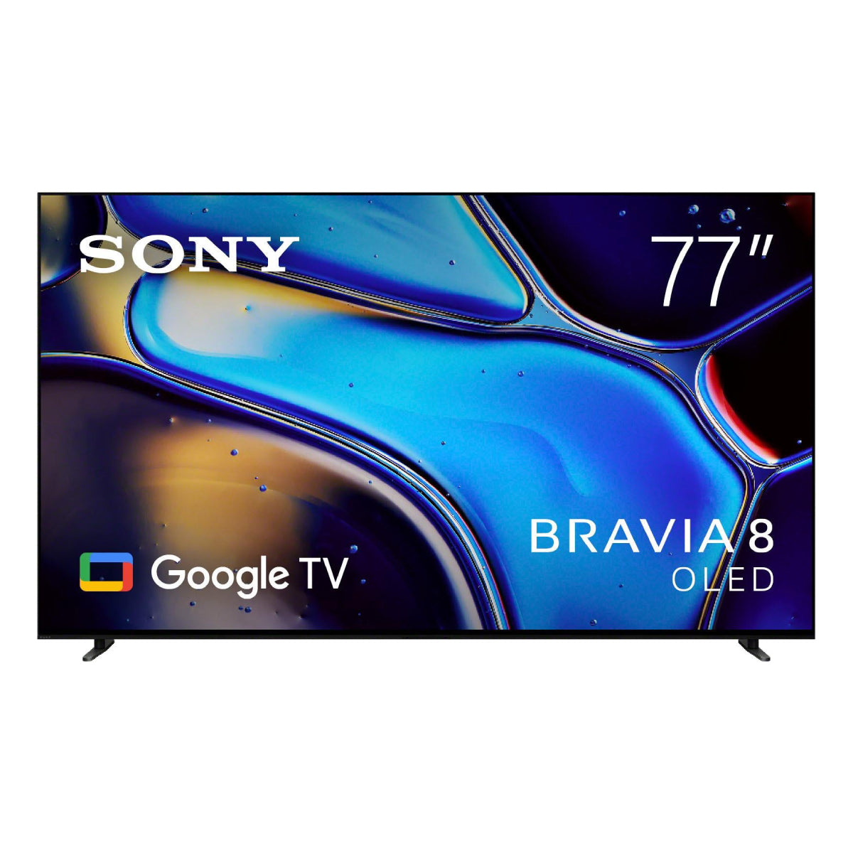 Televisor inteligente Sony BRAVIA 8 XR80 OLED 4K HDR de 77" con Google