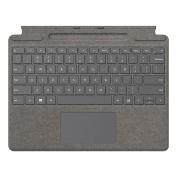 Teclado exclusivo para Microsoft Surface Pro X, Pro 8 y Pro 9: platino