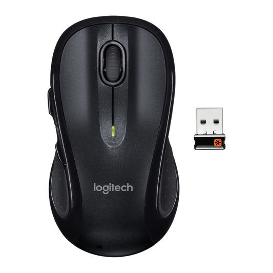 Logitech M510 Wireless Mouse with Laser Technology - Black