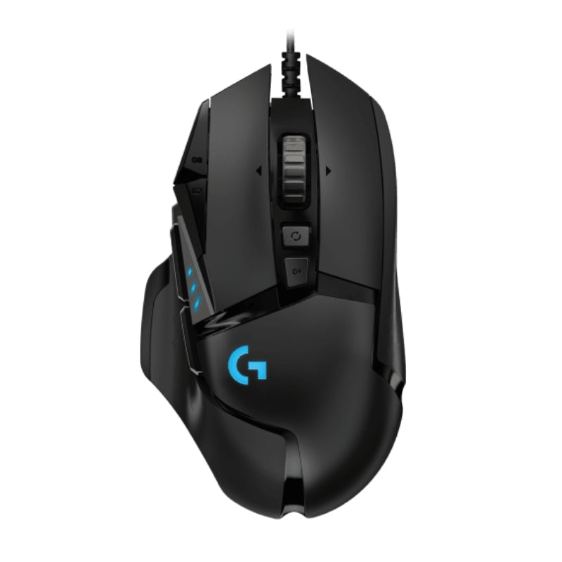 Ratón para juegos con cable Logitech G502 HERO, color negro