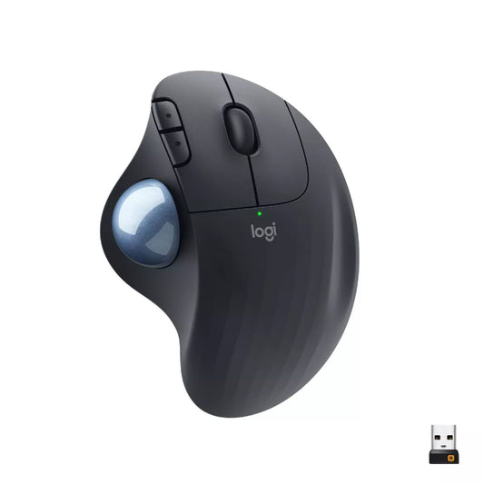 Ratón inalámbrico con trackball Logitech M575, color negro