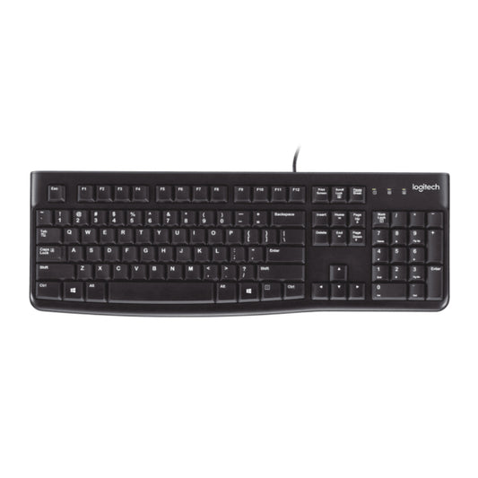 Logitech K120 USB Wired Keyboard - Black