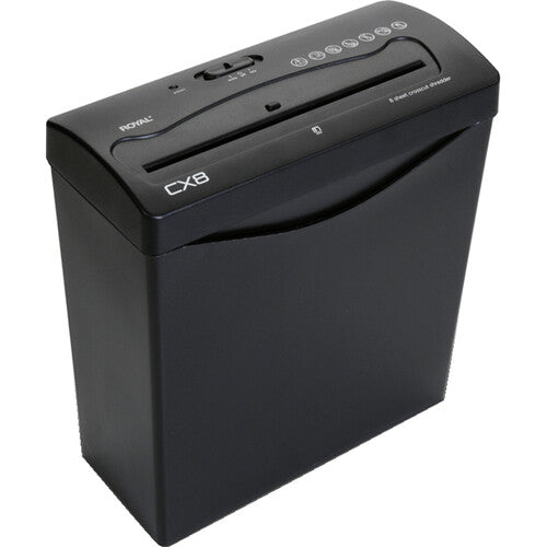 Royal 89341P1 CX8 8-Sheet Crosscut Shredder - Black