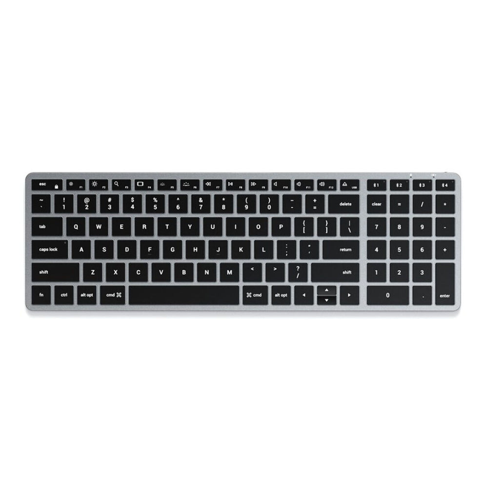 Teclado retroiluminado Bluetooth Slim X2 de Satechi - Plateado