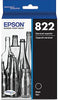Cartucho de tinta de capacidad estándar Epson T822120/S - Negro 