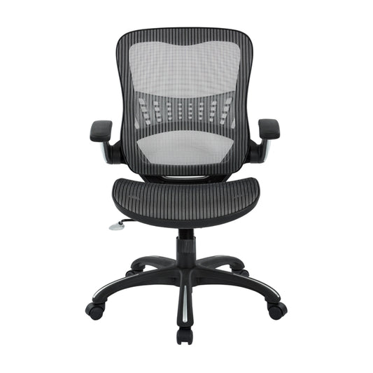 Silla de gerente de malla de Office Star Products - Gris