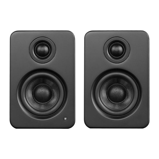 Altavoces de escritorio con alimentación Kanto YU2MB (2 piezas) - Negro mate