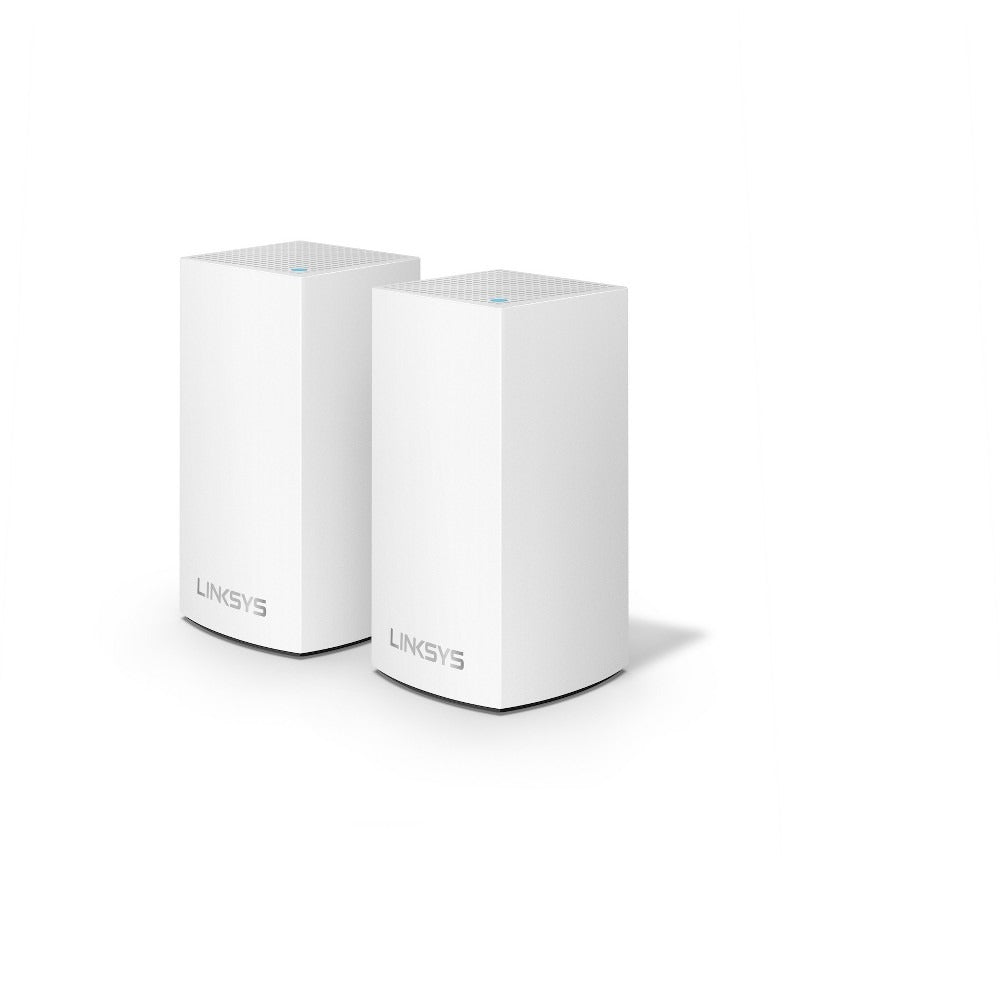 Enrutador Wi-Fi inteligente de doble banda Velop WHW0102 de Linksys (juego de 2) - Blanco 