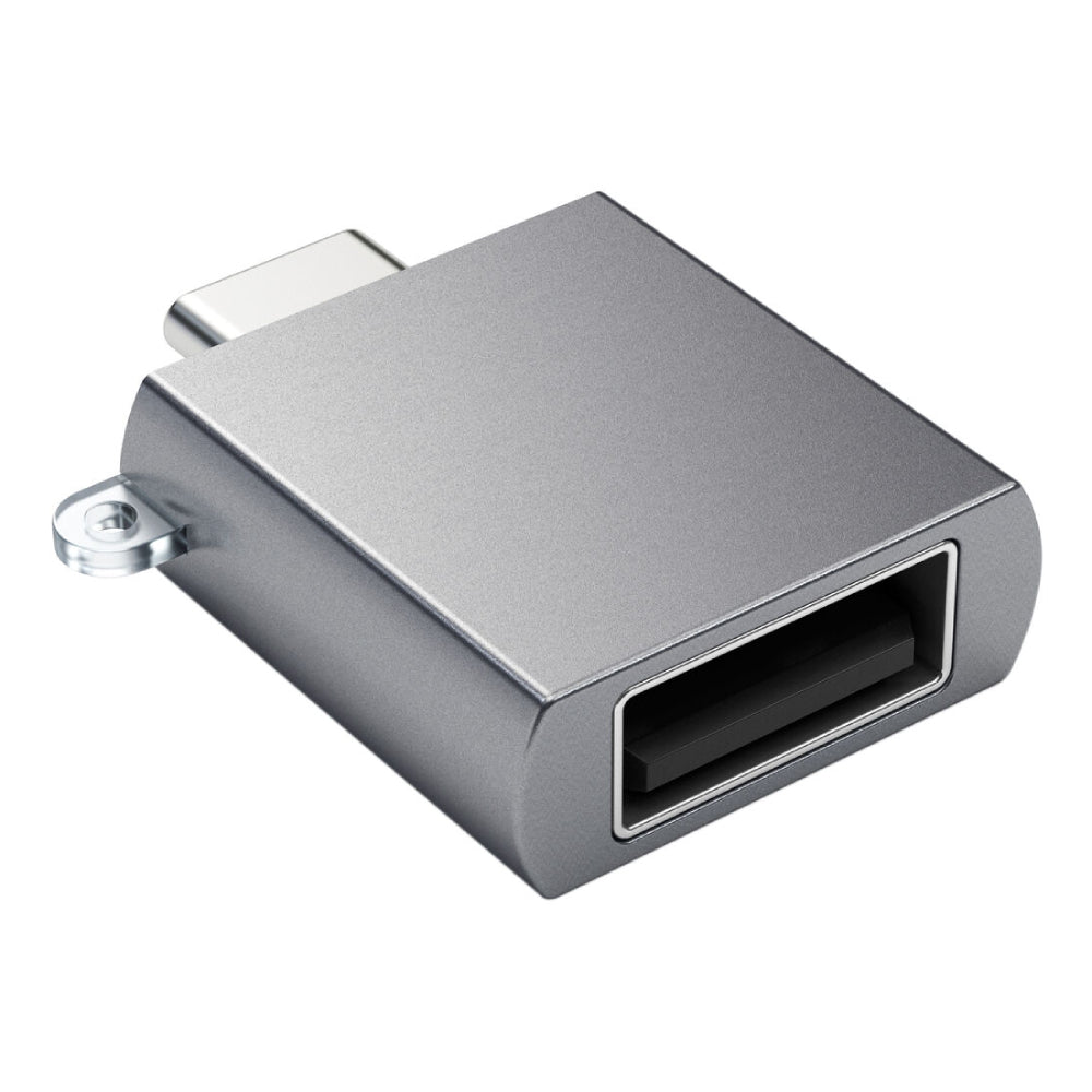 Adaptador USB-C a USB-A 3.0 de aluminio de Satechi - Gris espacial