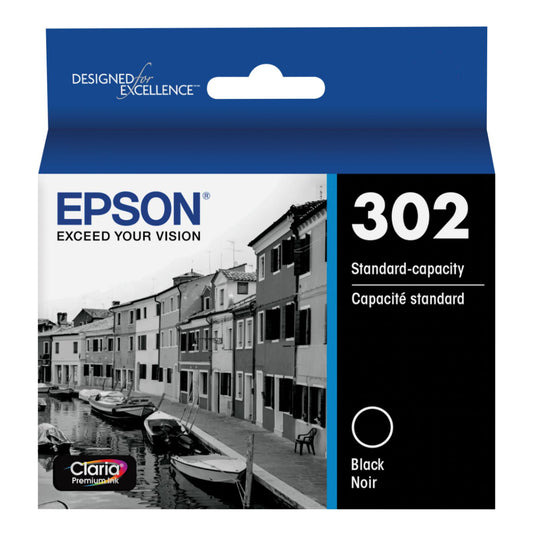 Epson 302 T302020/S Claria Ink Cartridge - Black