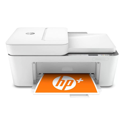 Impresora multifunción de inyección de tinta a color inalámbrica HP DeskJet 4158E - Blanca