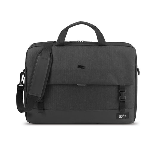 Solo New York Notch Briefcase for 15.6" Laptops - Black