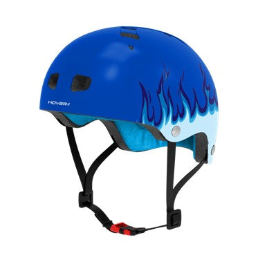 Casco deportivo grande para niños Hover-1 con acolchado interior suave - Llama