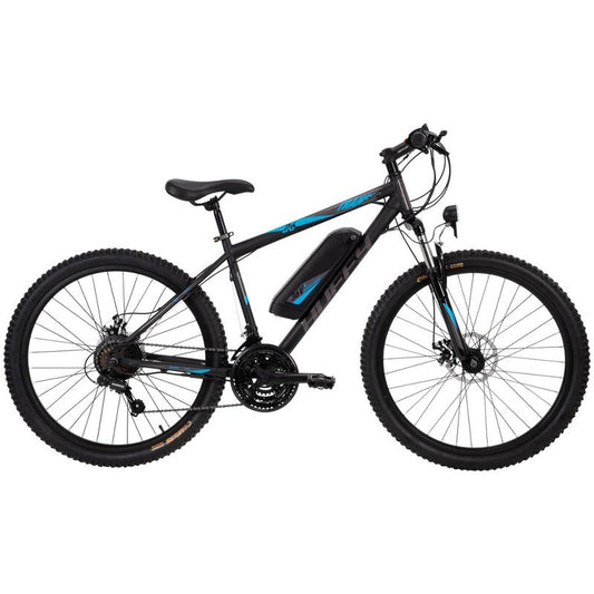 Huffy - Men's Transic Comfort eBike w/25 mi Max Operating Range & 20 Max Speed - Matte Black