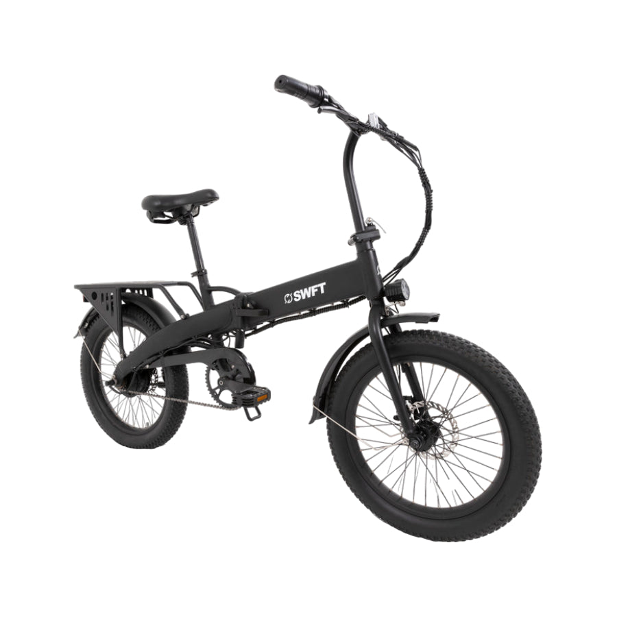 Bicicleta eléctrica plegable SWFT FX - Negra