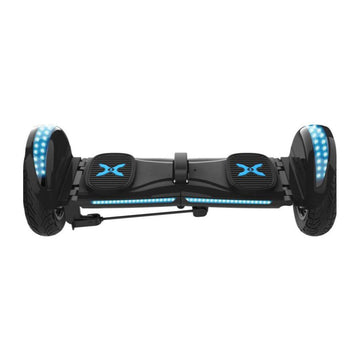 Hoverboard eléctrico Hover-1 Rogue con alcance operativo máximo de 6 millas y velocidad máxima de 7 MPH - Negro