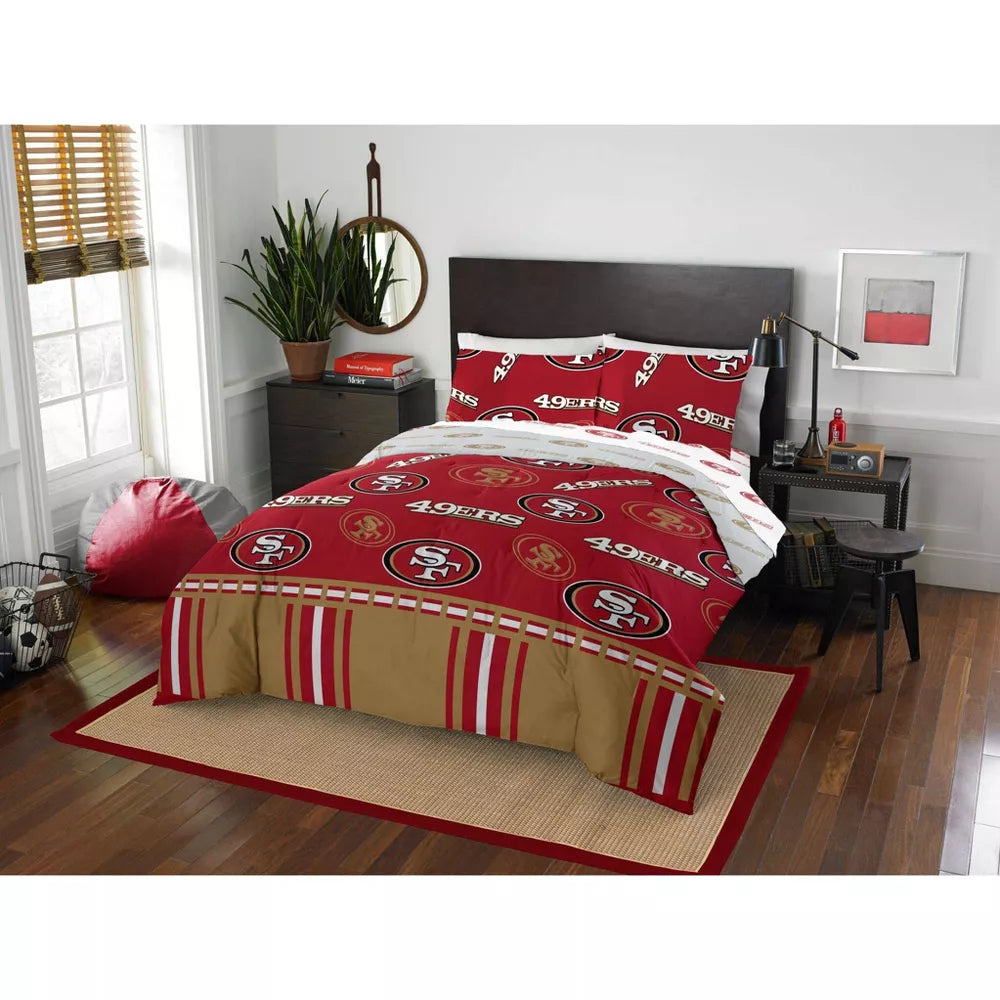 NFL San Francisco 49ers Twin 4-Piece Comforter Set