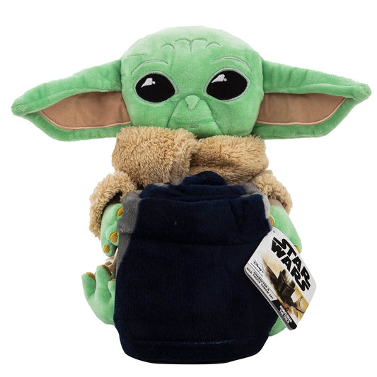 Northwest Star Wars The Mandalorian, Dark Hover Character Hugger Pillow and Silk Touch Throw Set, Multicolor