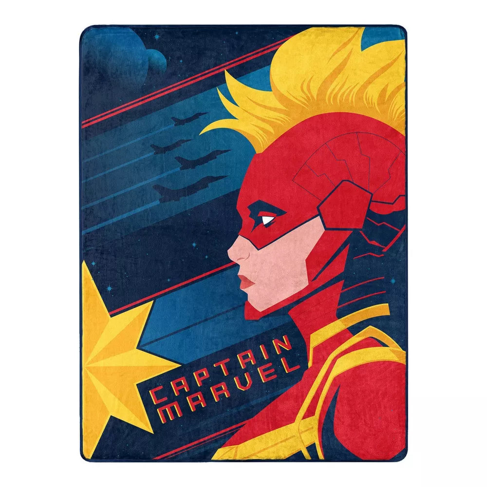 Marvel Bold Leader Silk Touch Throw Blanket