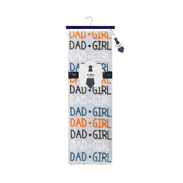 SL Home Fashions 50" x 70" Print Throw - Girl Dad Typography