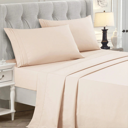 Esca JCrown Queen Size 4-Piece Comforter Set - Blush