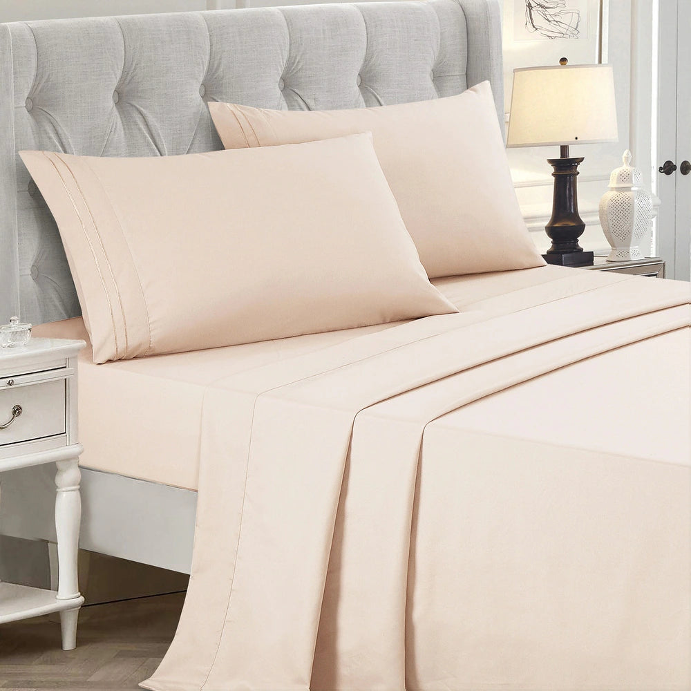 Esca JCrown King Size 4-Piece Comforter Set - Blush