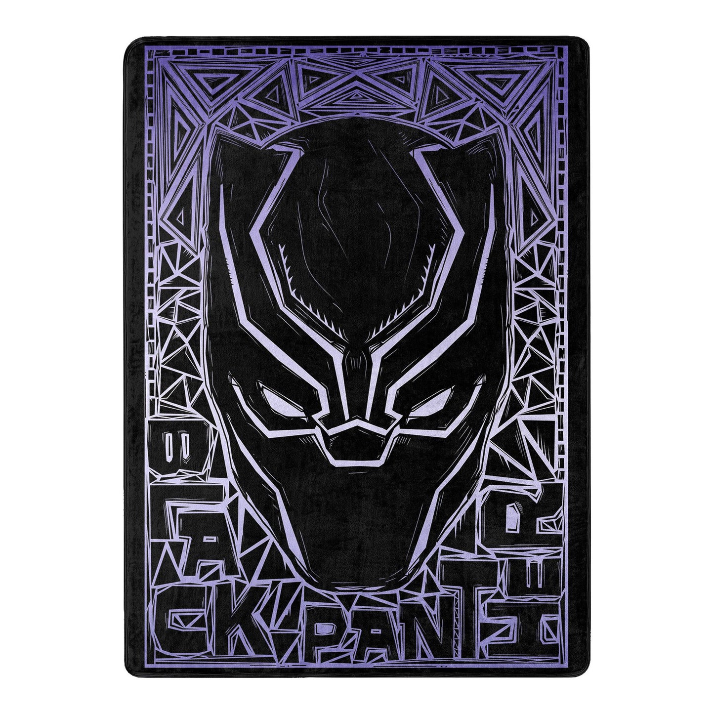 Marvel Black Panther Stare Silk Touch Throw