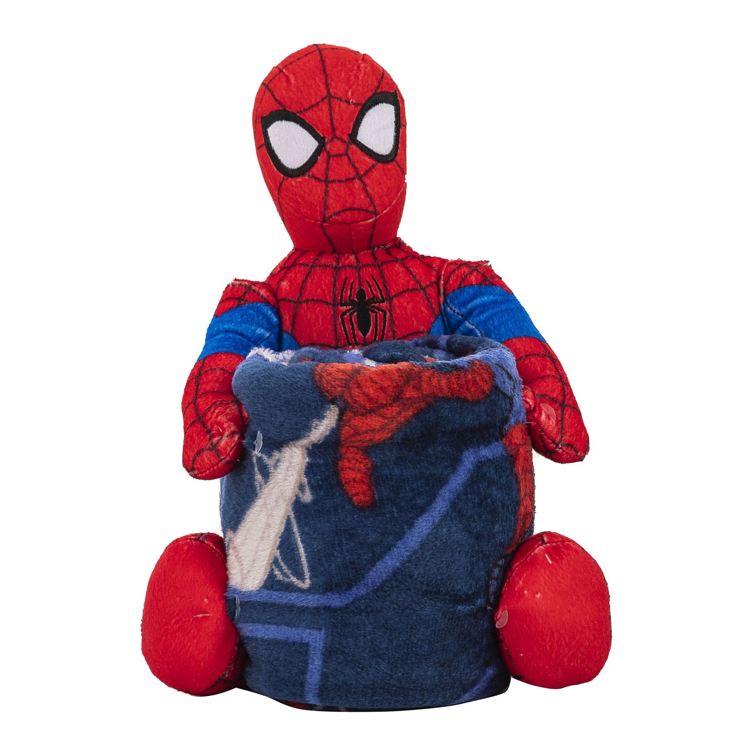 Northwest Marvel Spider-Man, Fearless Spidey Character Hugger Pillow and Silk Touch Throw Set, Multicolor