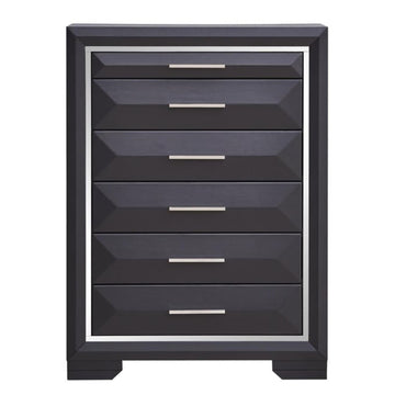 Chest with 5 Drawers by Best Home - Black