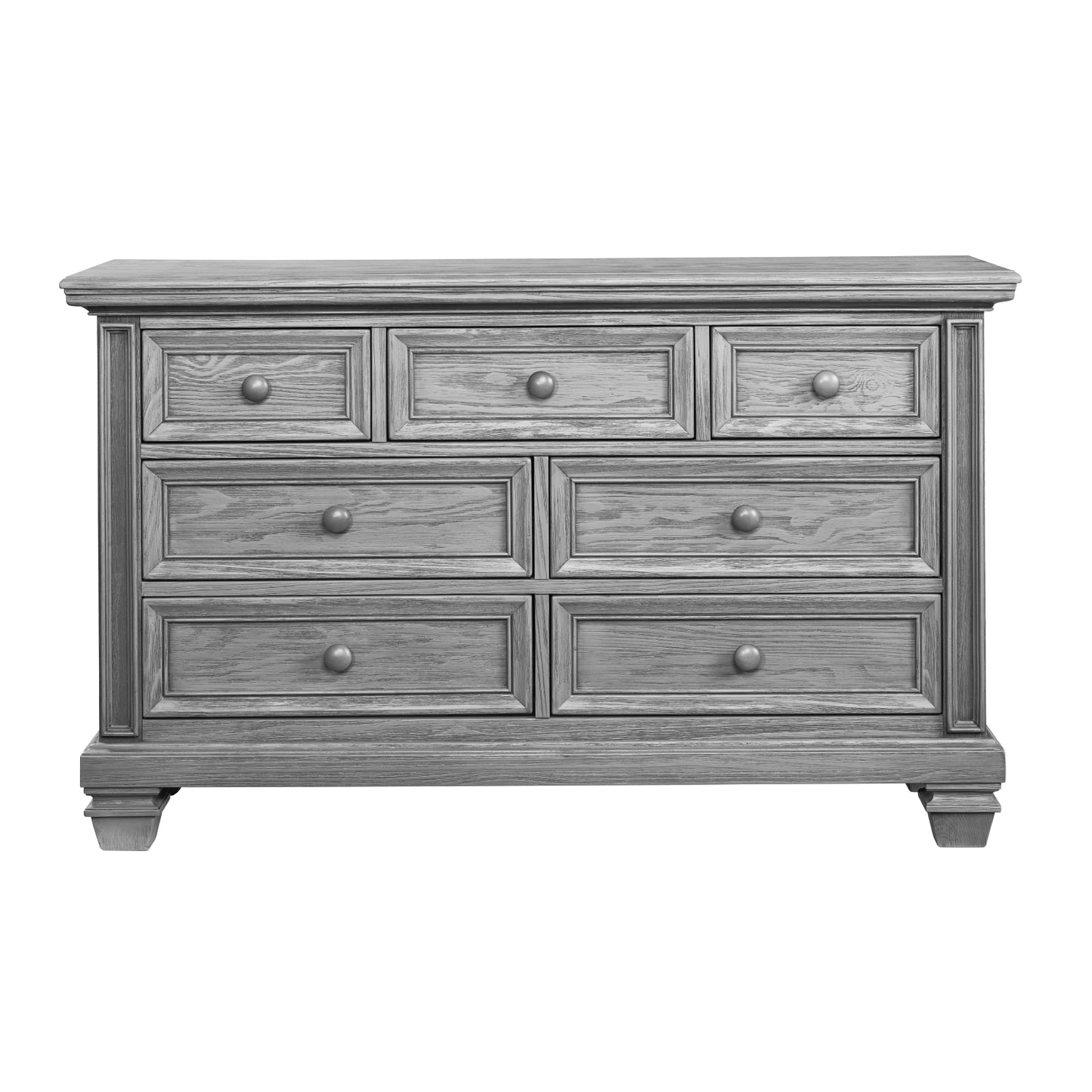 Richmond 56" Dresser with 7 Drawers by Soho Baby - Brushed Gray