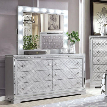 Belleterre 37.5" Dresser with 6 Drawers by Furniture of America