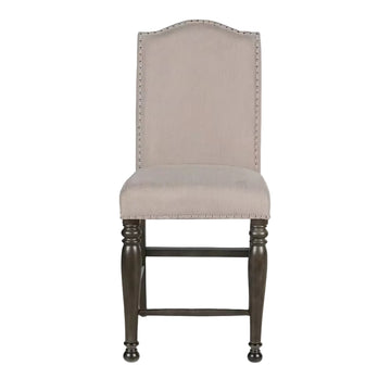 Caswell 45" Counter Chair (1-Piece) by Steve Silver Company - Beige/Brown