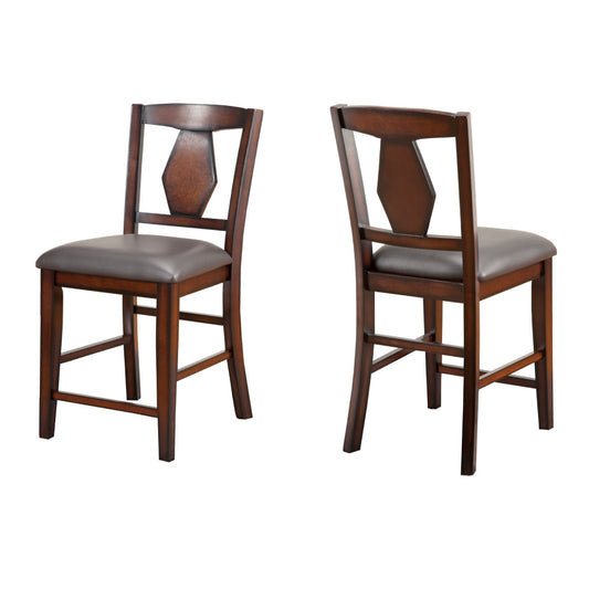 Tuscan Hills 42" Diamond Back Pub Chair (Set of 2) by Vilo Home - Brown