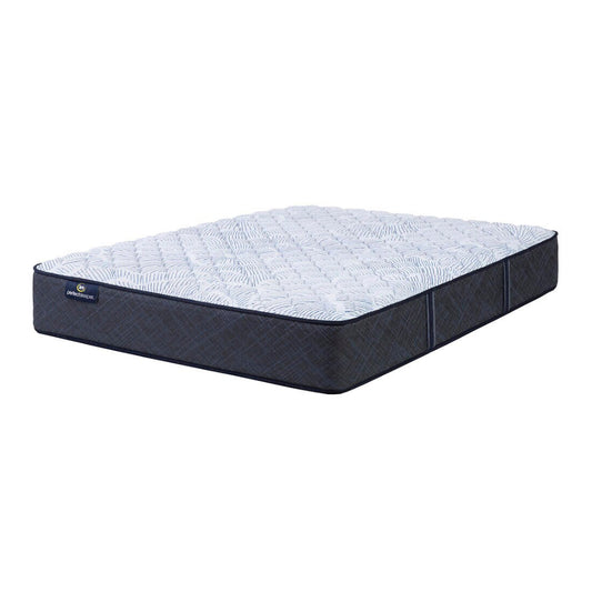 Serta Perfect Sleeper Blue Lagoon Firm Twin Mattress, Blue/White