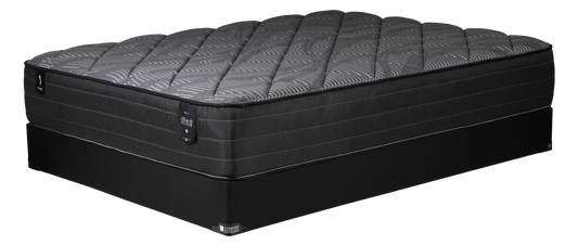 Comfort Bedding IBed Firm Tight Top Queen Size Thermio Cool Gel Mattress - Black