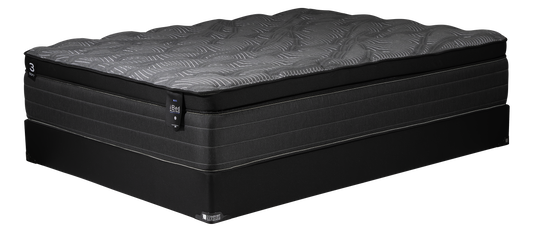 Comfort Bedding iBed Black Medium Pillow Top Mattress - Queen