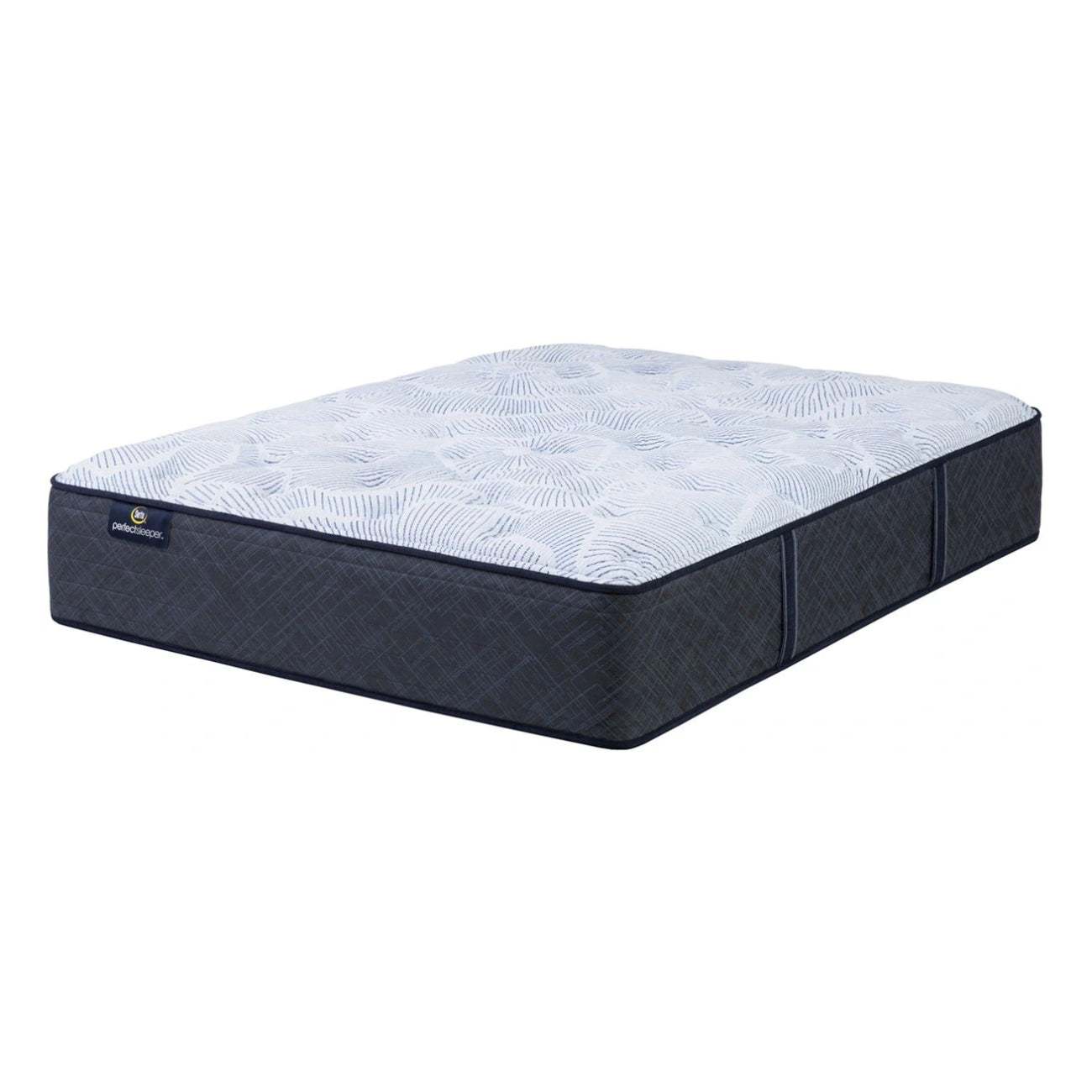 Serta Perfect Sleeper Lagoon Nights Plush California King Mattress, Blue/White